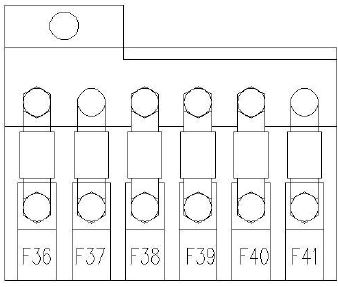 Fuses and relay located under the hood for ZhiDou D2/D2s